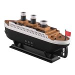 دستگاه بخور سرد و رطوبت‌ساز طرح کشتی مدل Titanic با چراغ LED - تصویر 4