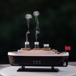 دستگاه بخور سرد و رطوبت‌ساز طرح کشتی مدل Titanic با چراغ LED - تصویر 3