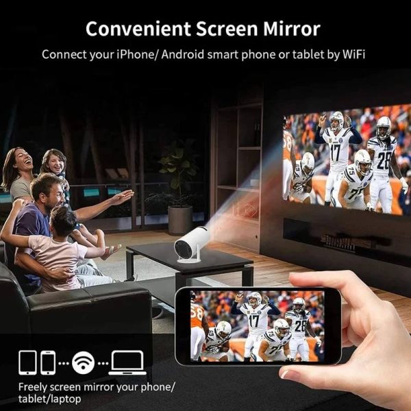ویدیو پروژکتور HY300 Android کیفیت 4K - Image 3