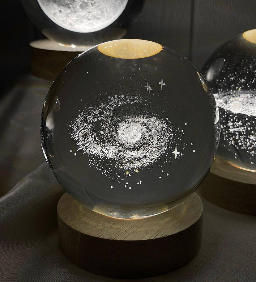 گوی کریستالی طرح کهکشان راه شیری