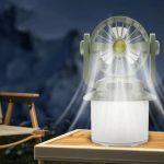 چراغ و پنکه کمپینگ مدل CH-F804 - تصویر 2