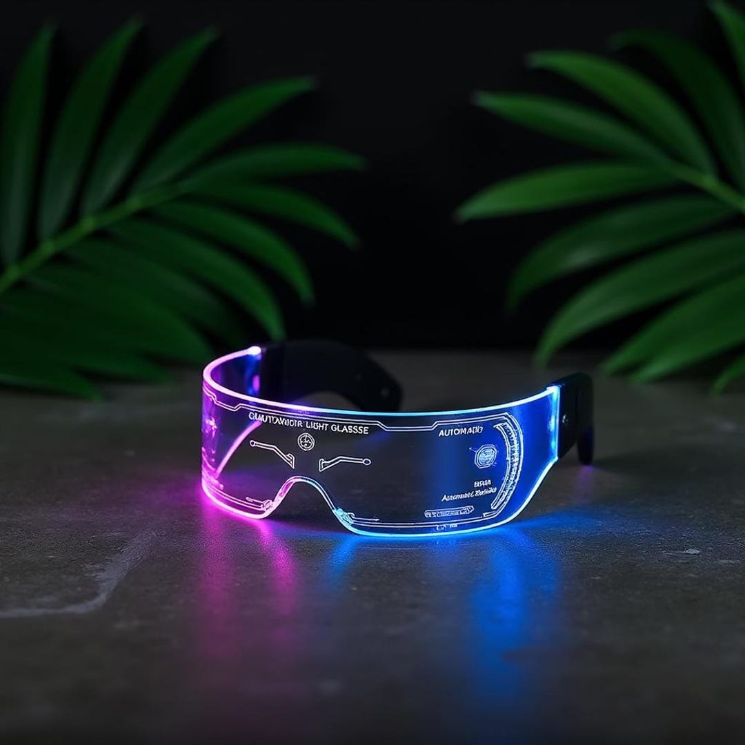 عینک LED سایبرپانکی