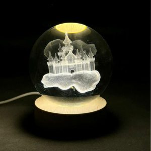 گوی کریستالی طرح قلعه