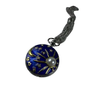 ساعت جیبی طرح خورشید و ماه-فروشگاه اکسسوری صابی استور