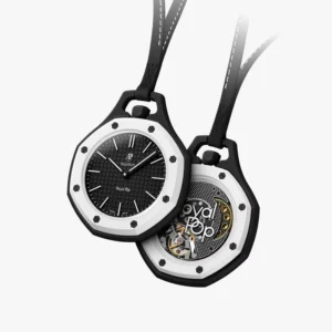ساعت اودمار پیگه x سواچ AP X SWATCH مدل HUIT NOIR BLANC پشت و رو-فروشگاه اکسسوری صابی استور
