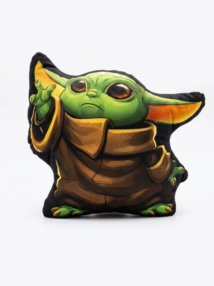 کوسن طرح بیبی یودا (Baby Yoda)-فروشگاه اکسسوری صابی استور